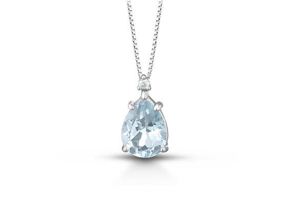 Collier Kioto Femme in Or blanc CIO9KT-3G - CIO9KT-3G